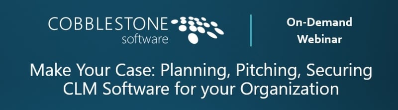 CobbleStone Webinar - Make Your Case - On-Demand Webinar Banner