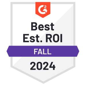 Best Estimated ROI - G2 - Fall 2024