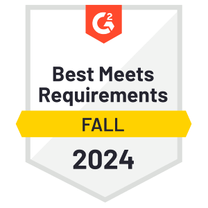 Best Meets Requirements - G2 - Fall 2024