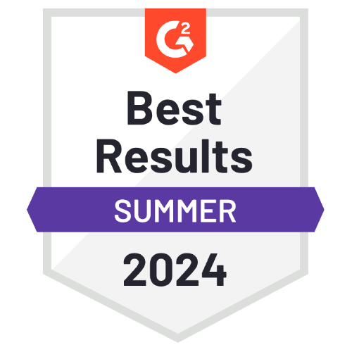 G2 - Best Results Total - Summer 2024