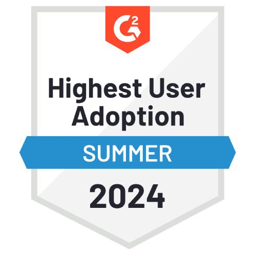 G2 - Highest User Adoption - Summer 2024