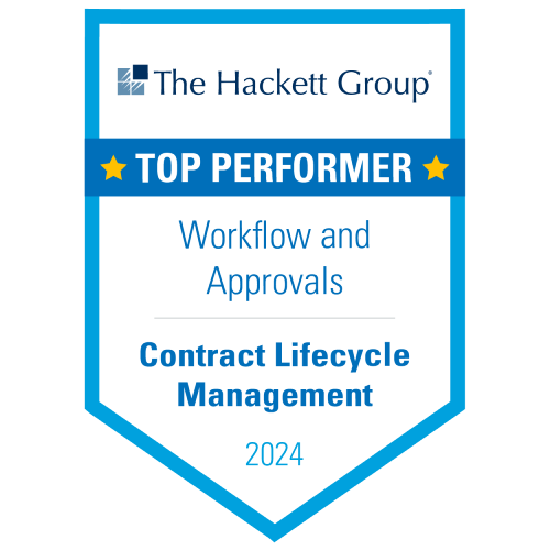 The Hackett Group - Top Performer - CLM - Workflow and Approvals - 2024