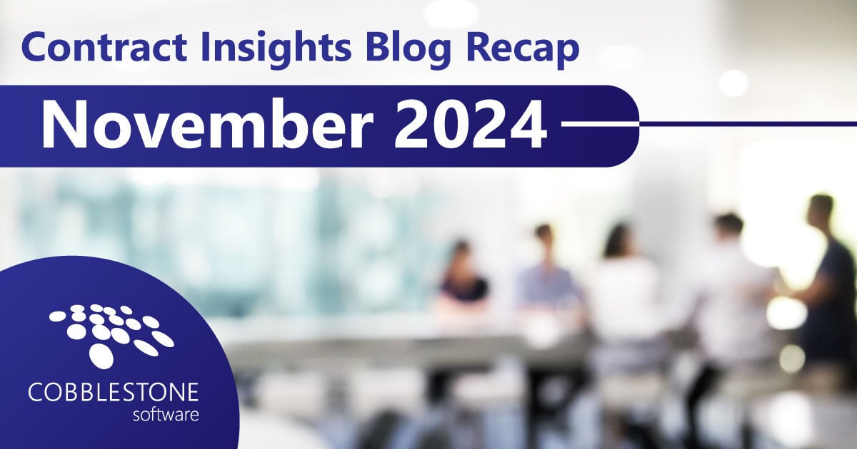 CobbleStone Software presents its blog recap for November 2024.