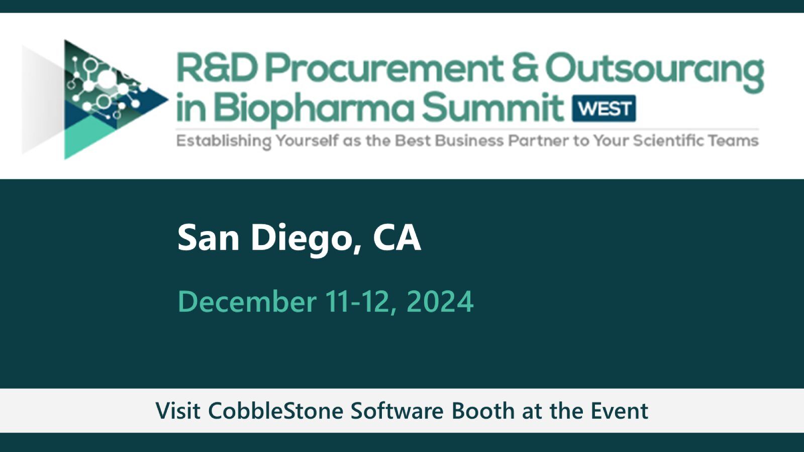 R&D Procurement & Outsourcing in Biopharma Summit West