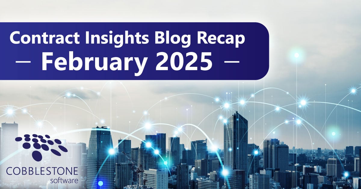 CobbleStone Software shares its February 2025 blog recap.