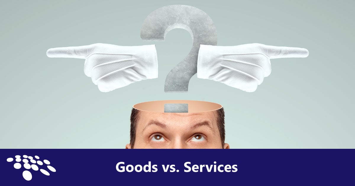 CobbleStone Software explores goods and services and their crucial distinction.