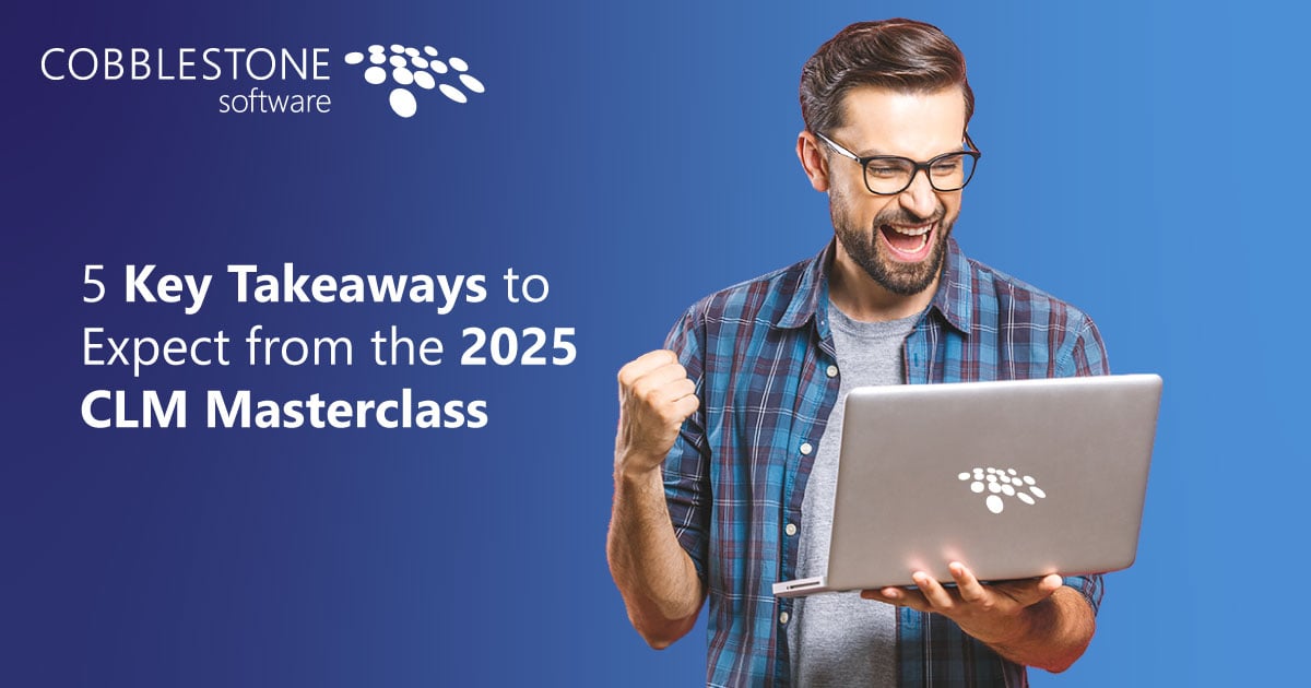 CobbleStone Software details five key takeaways to expect from the 2025 CLM Masterclass