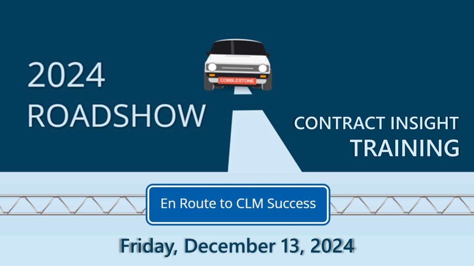 CobbleStone Training Roadshow - Dec 2024