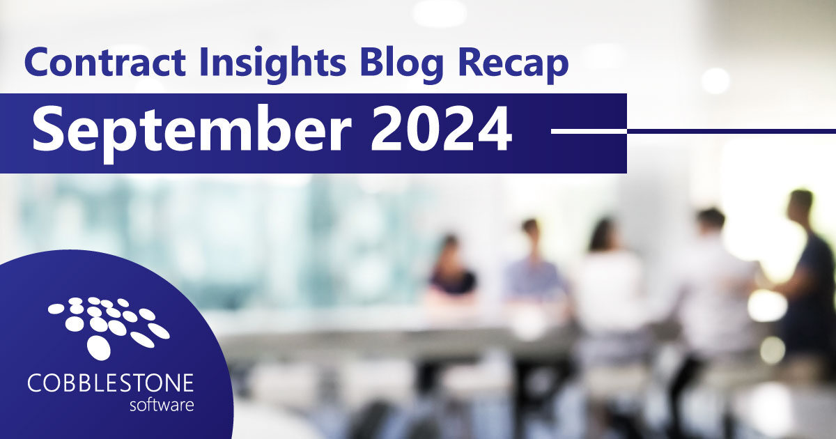 CobbleStone Software presents its blog recap for September 2024.