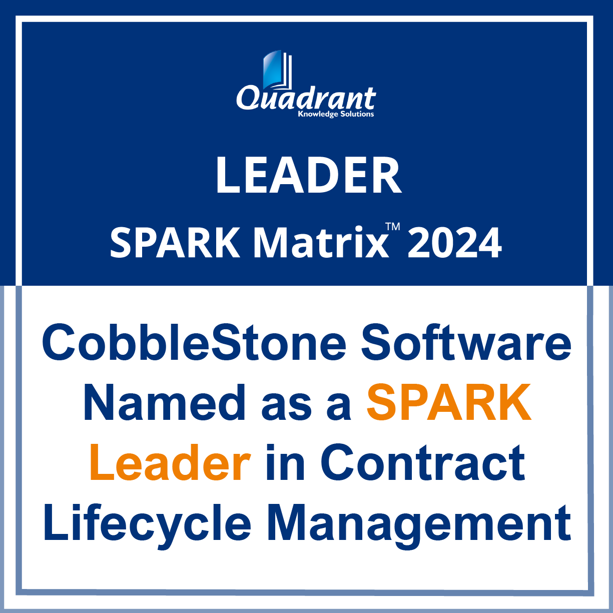 Quadrant-SPARK-Matrix-leader badge_CLM_2024